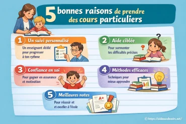 Pourquoi prendre des cours particuliers en dehors de l'école ?