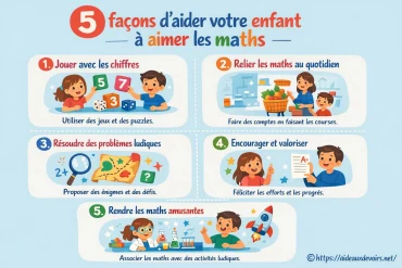 5 façons d’aider votre enfant à aimer les maths