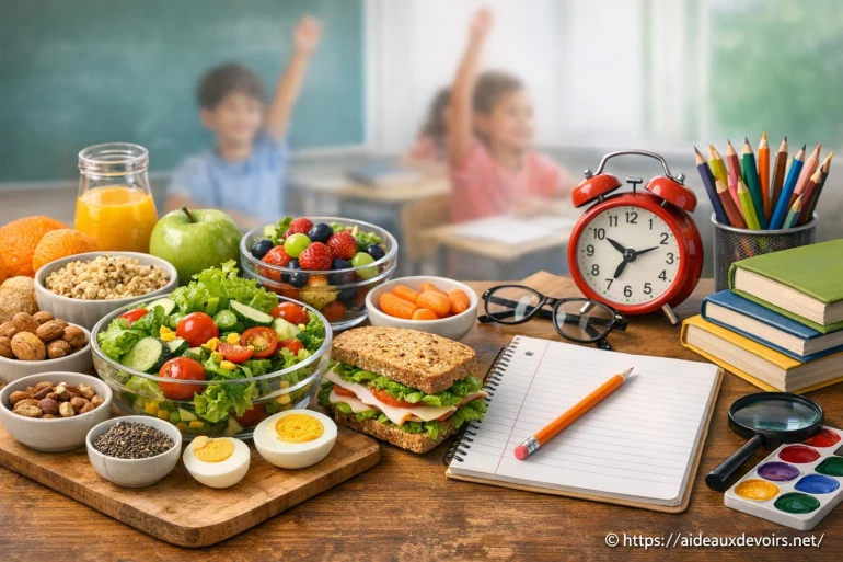 Comment une alimentation équilibrée favorise la santé et la réussite scolaire ?