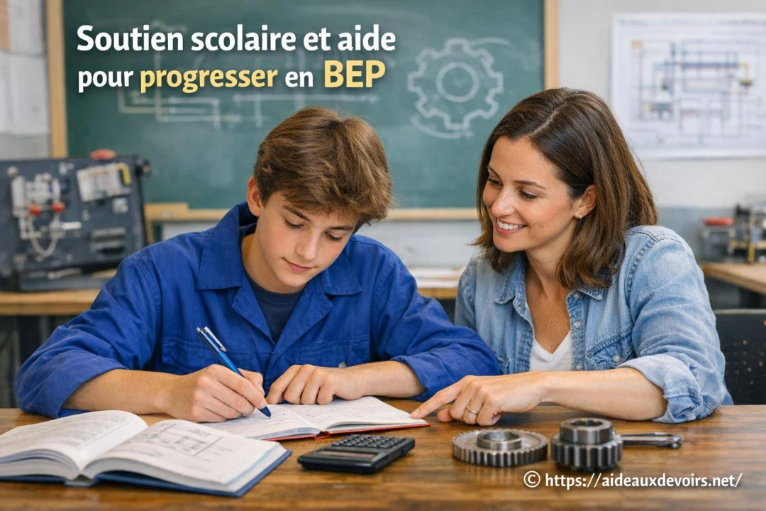 Soutien scolaire et aide pour progresser en BEP