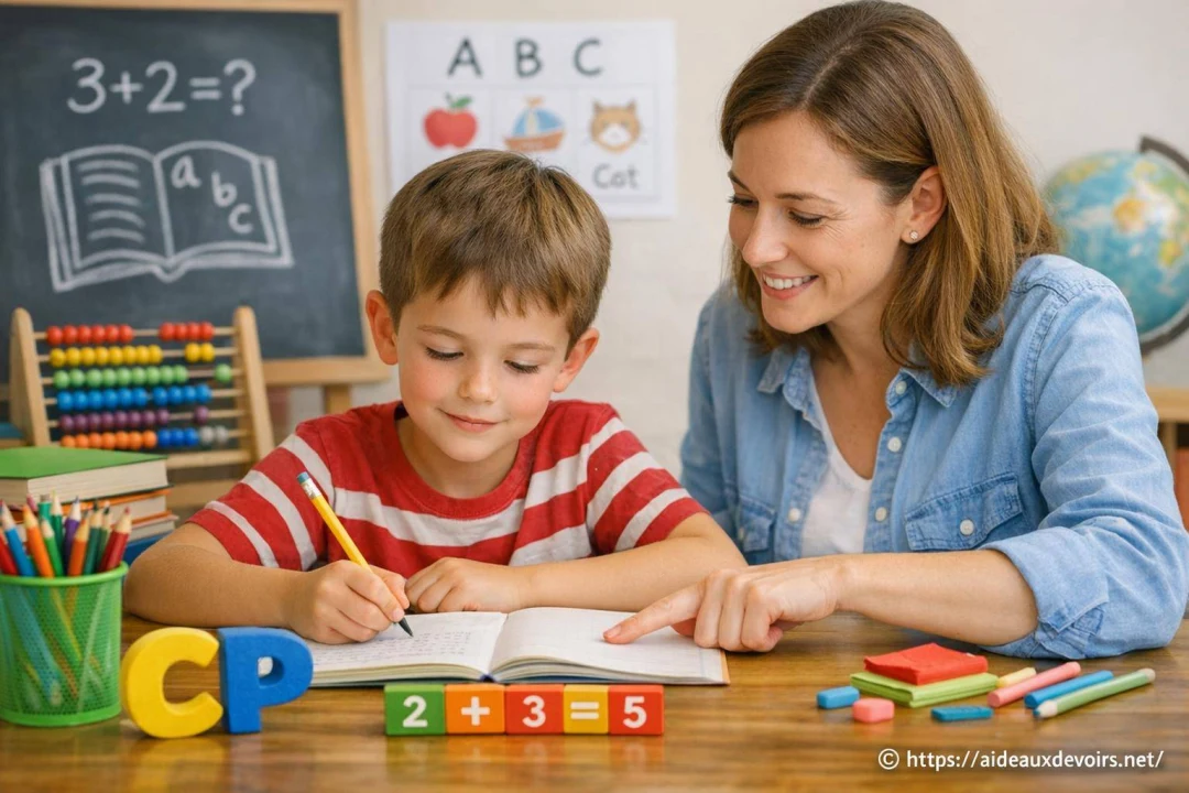 Soutien scolaire et aide pour progresser en CP