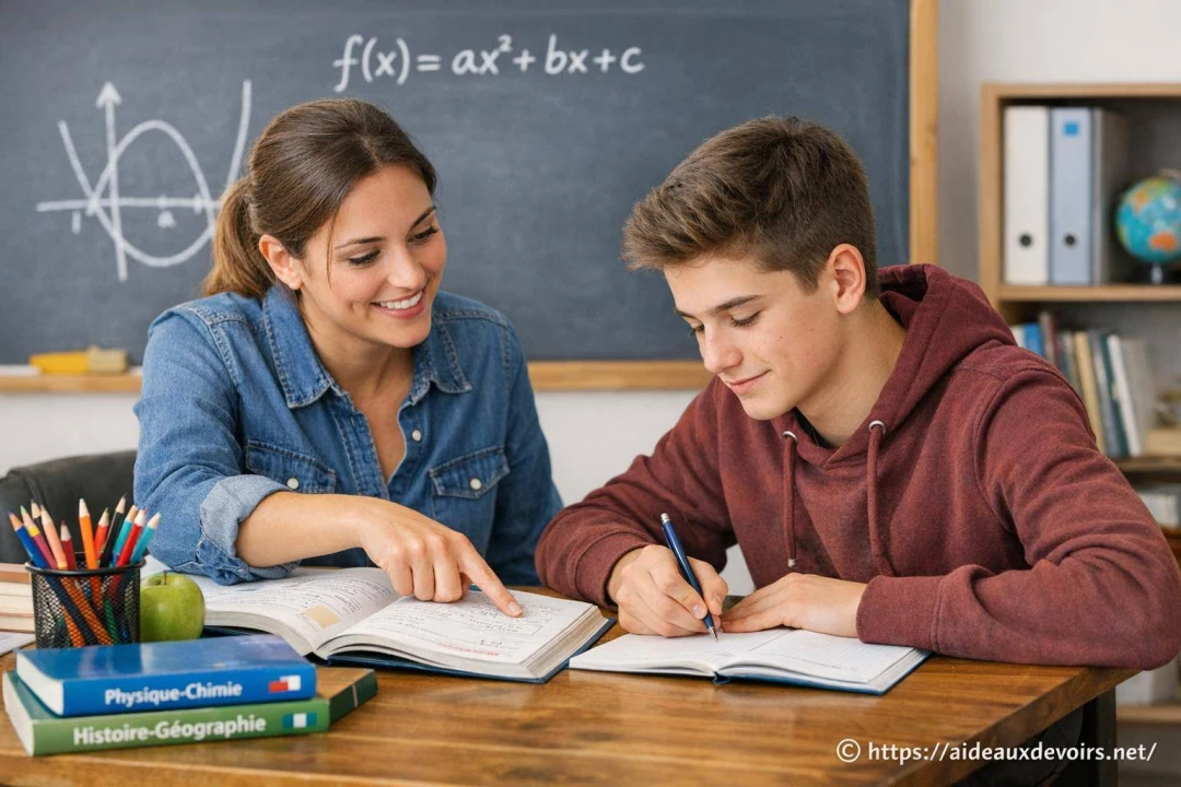 Soutien scolaire et aide pour progresser en seconde