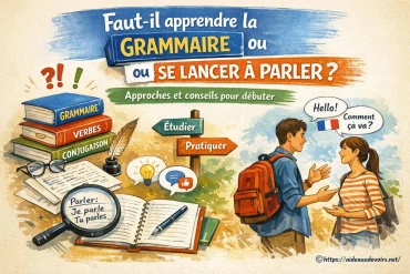 Faut-il apprendre la grammaire ou se lancer à parler pour bien débuter ?