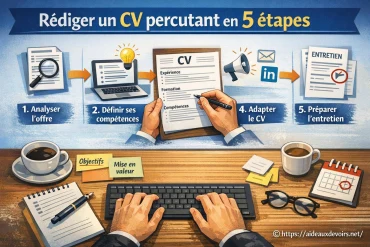 Rédiger un CV percutant en 5 étapes : comment faire la différence ?