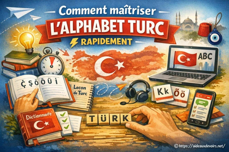 Comment maîtriser l’alphabet turc rapidement et efficacement ?