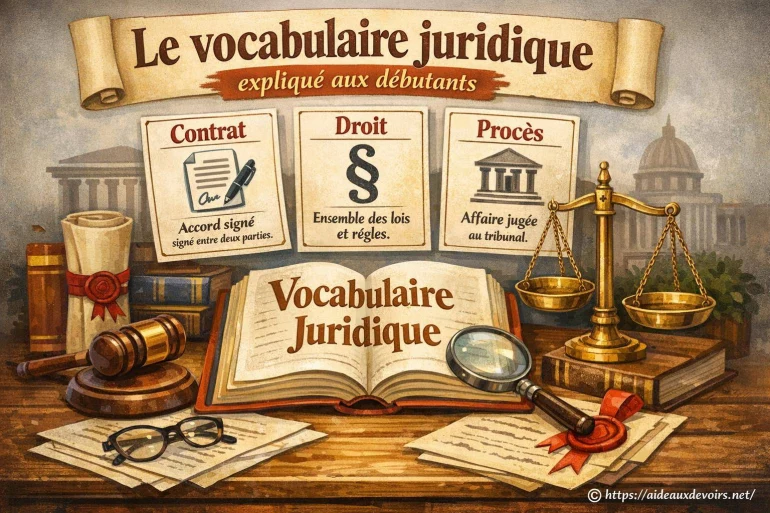 Le vocabulaire juridique expliqué aux débutants : comprendre les bases facilement