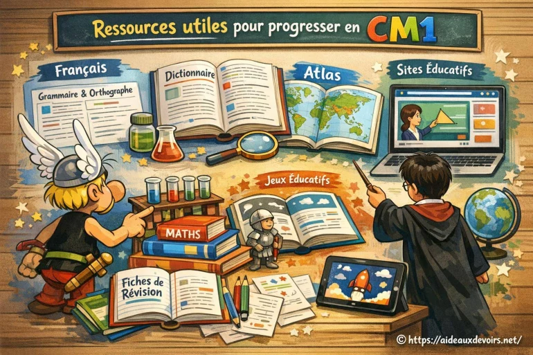 Ressources utiles pour progresser en CM1 : comment bien s’organiser ?