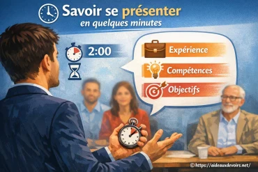Savoir se présenter en quelques minutes : les clés pour réussir