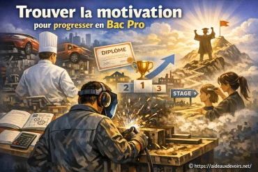 Trouver la motivation pour progresser en Bac Pro : comment faire ?