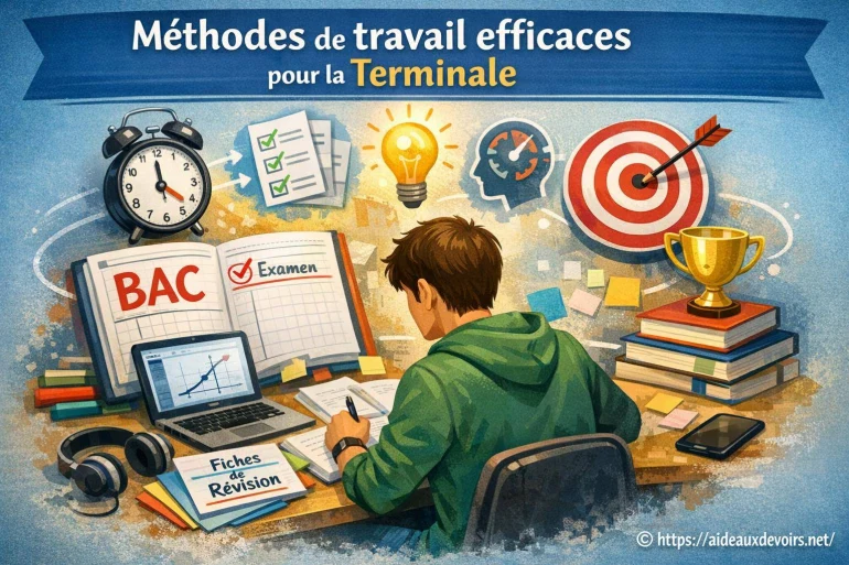 Méthodes de travail efficaces pour réussir en terminale