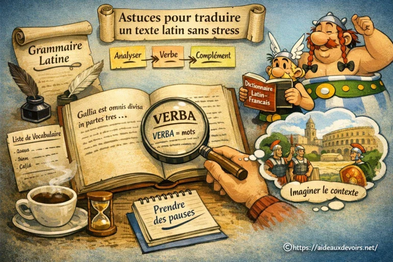 Astuces pour traduire un texte latin sans stress facilement