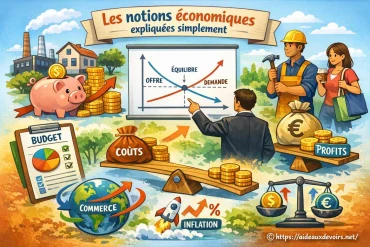Les notions économiques expliquées simplement pour mieux comprendre