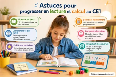 Astuces pour progresser en lecture et calcul au CE1 facilement