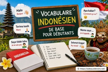 Vocabulaire indonésien de base pour débutants : les mots essentiels à connaître