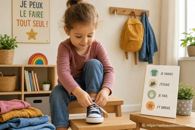 Favoriser l’autonomie dès le plus jeune âge : conseils pour les parents