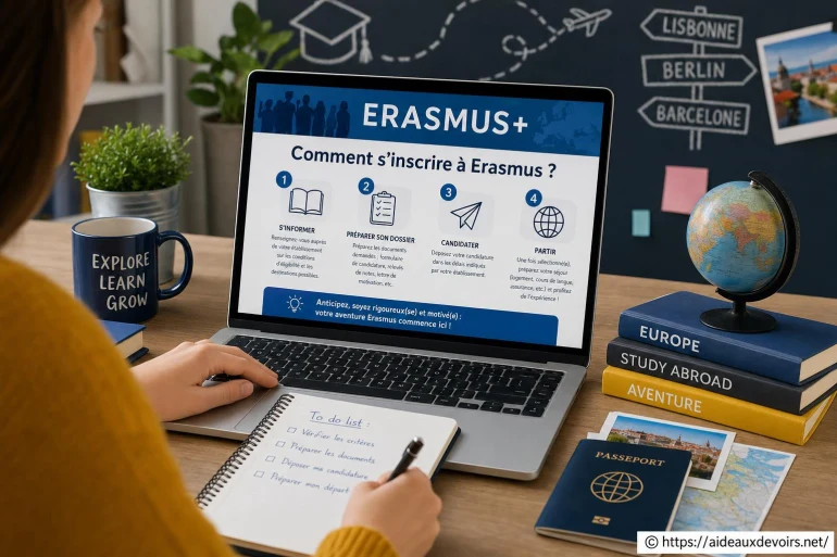 Comment s’inscrire à Erasmus pour étudier à l’étranger ?