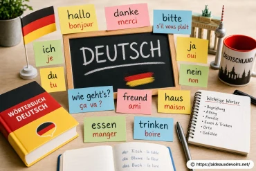 Les mots indispensables à connaître en allemand pour bien débuter