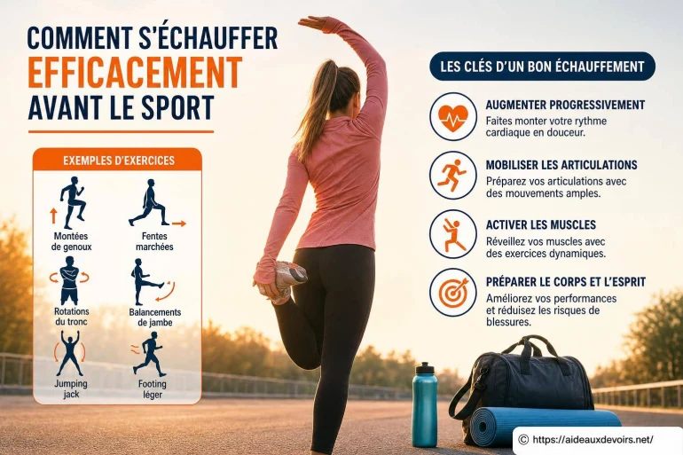 Comment s’échauffer efficacement avant le sport pour éviter les blessures