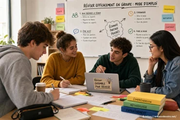 Réviser efficacement en groupe : mode d’emploi pour réussir ensemble