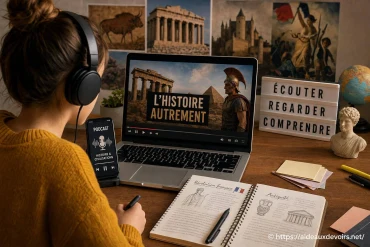 Découvrir l’histoire autrement grâce aux podcasts et vidéos