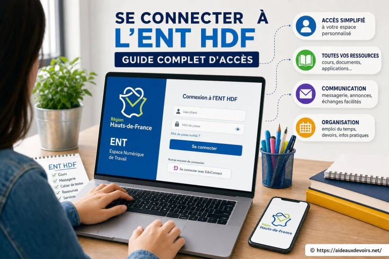 Se connecter à l’ENT HDF : guide complet pour un accès facile