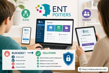 Ent Poitiers : comment accéder en tant qu'élève ou parent et résoudre les blocages