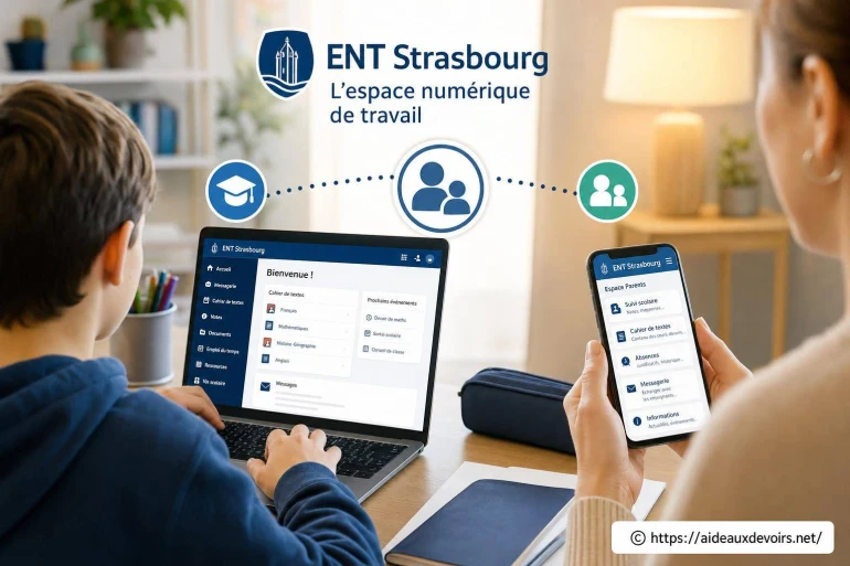 Ent Strasbourg : comment se connecter en tant qu’élève ou parent ?