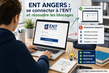 Ent Angers : comment se connecter et résoudre les blocages courants