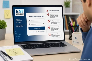 Ent UPHF : comment se connecter au portail et résoudre les erreurs fréquentes
