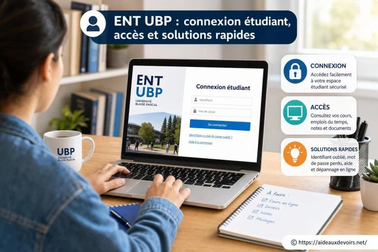 Ent ubp : guide pratique pour la connexion étudiant et l’accès rapide