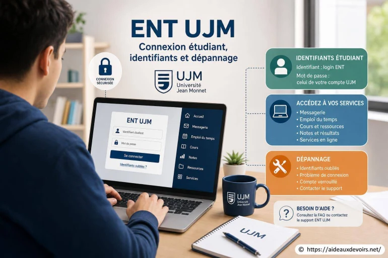 Ent ujm : comment se connecter en tant qu’étudiant et résoudre les problèmes d’identifiants