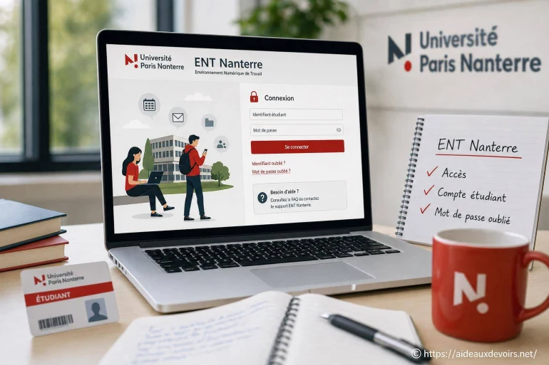 Ent nanterre : comment accéder à votre compte étudiant et récupérer votre mot de passe