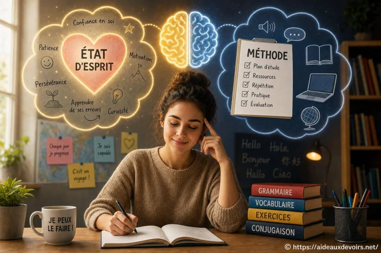 Pourquoi l’état d’esprit est aussi important que la méthode pour apprendre une langue