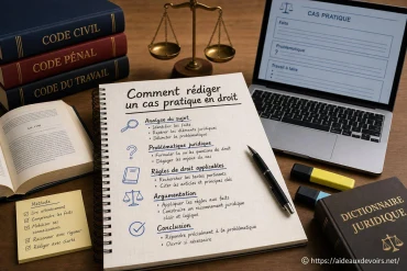 Comment rédiger un cas pratique en droit : méthode et conseils essentiels