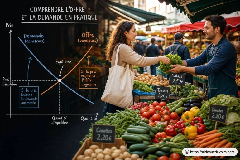 Comprendre l’offre et la demande en pratique
