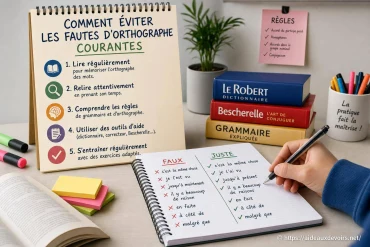 Comment éviter les fautes d’orthographe courantes ?