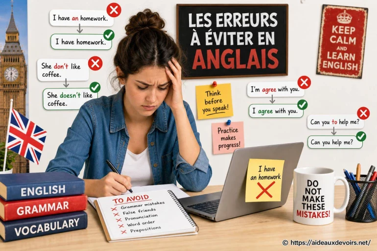 Les erreurs à éviter en anglais pour progresser rapidement