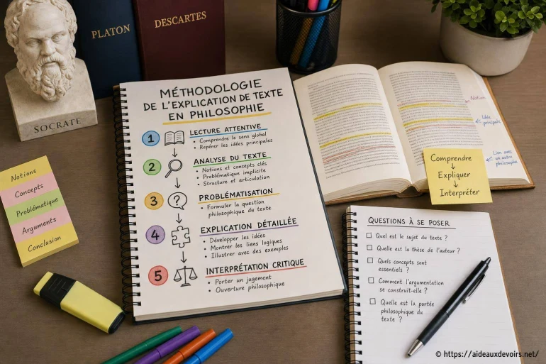 Méthodologie de l’explication de texte en philosophie
