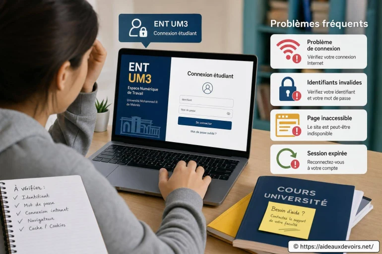 ENT UM3 : comment se connecter et résoudre les problèmes fréquents ?