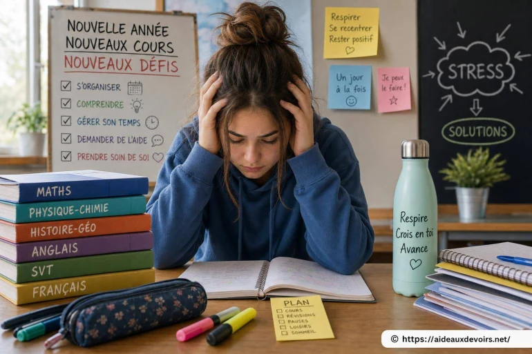 Gérer le stress des nouveaux cours en seconde : nos conseils