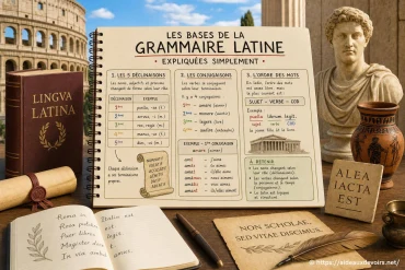 Les bases de la grammaire latine expliquées simplement