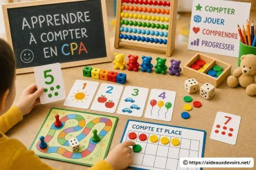 Méthodes ludiques pour apprendre à compter en CP