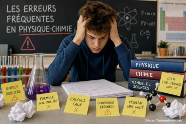Les erreurs fréquentes en physique-chimie et comment les éviter