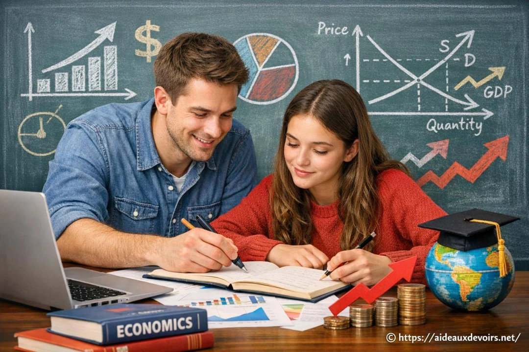 Soutien scolaire et aide pour progresser en économie