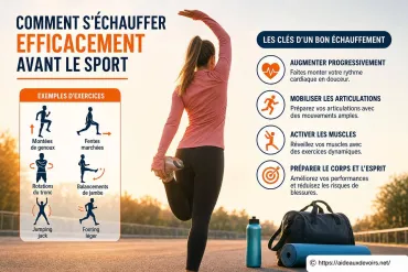 Comment s’échauffer efficacement avant le sport pour éviter les blessures