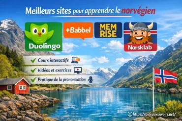 Meilleur site pour apprendre le norvégien en 2026