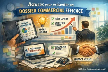 Astuces pour présenter un dossier commercial efficace et convaincre