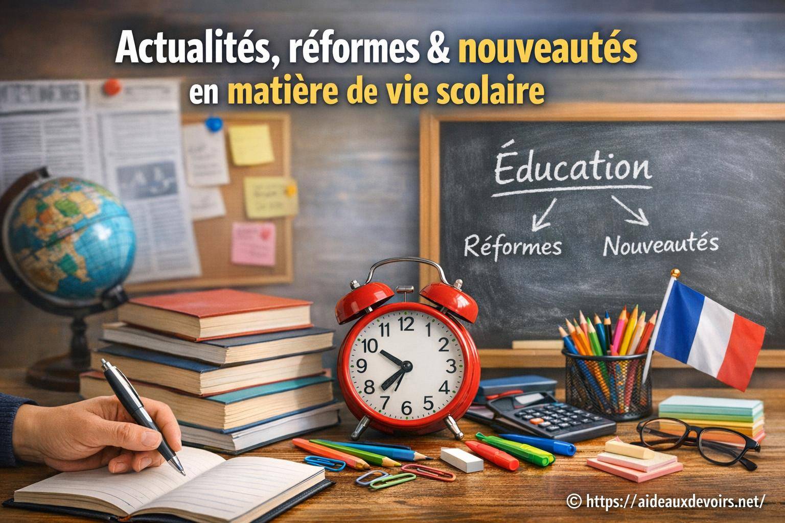 Actualités, réformes & nouveautés en matière de vie scolaire