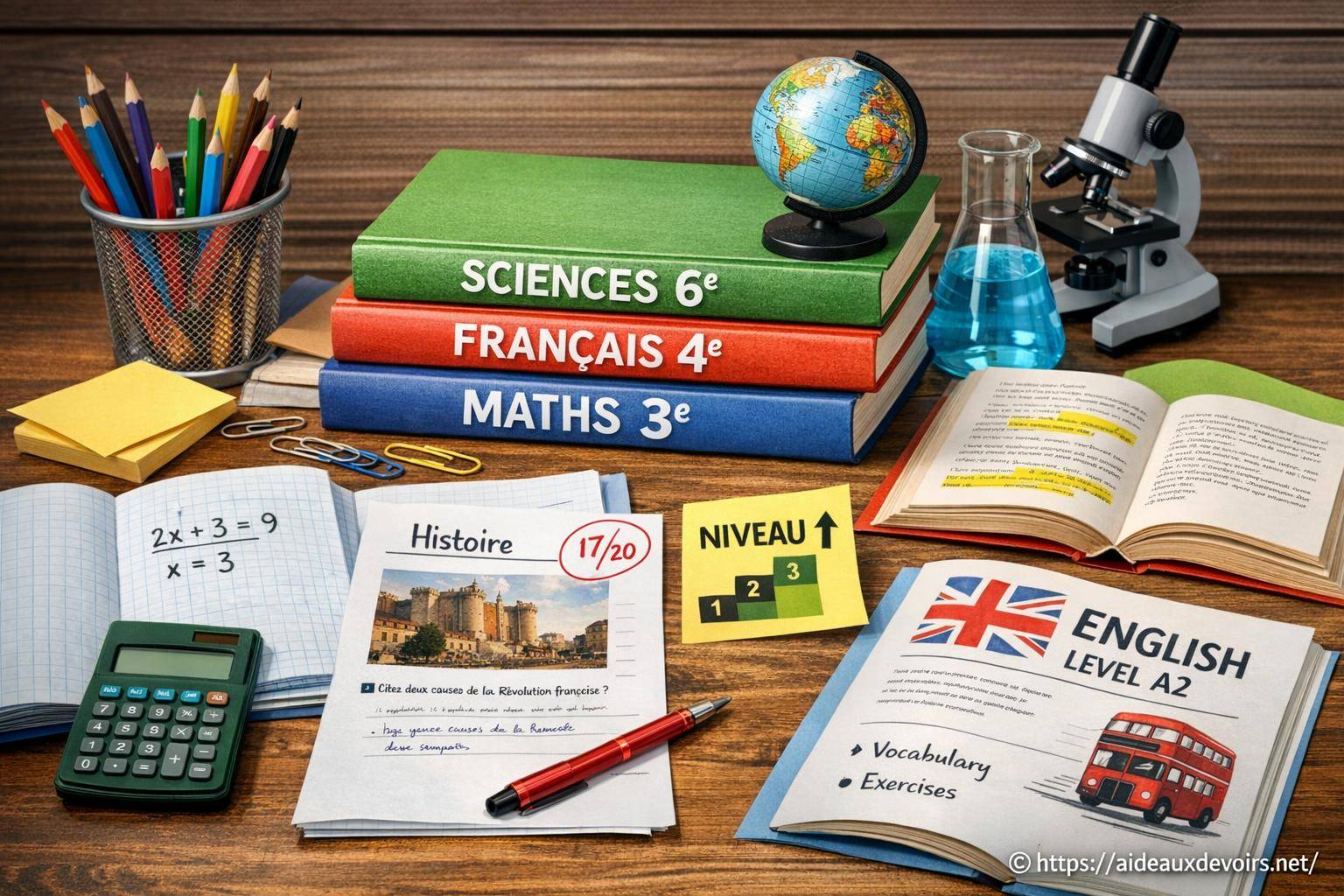 Progresser par matière et niveaux