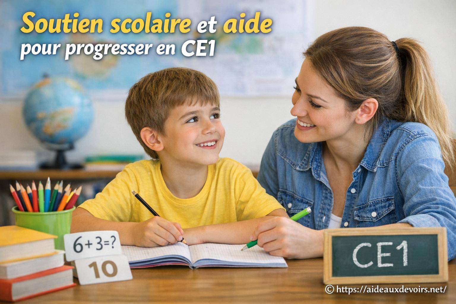 Soutien scolaire et aide pour progresser en CE1